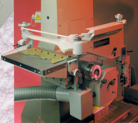 Diaform Model 5 mounted on surface grinder